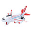 Jumbo Jet Aeroplane Friction Light Up & Sound Push/Pull Action Toy - Gift Arch