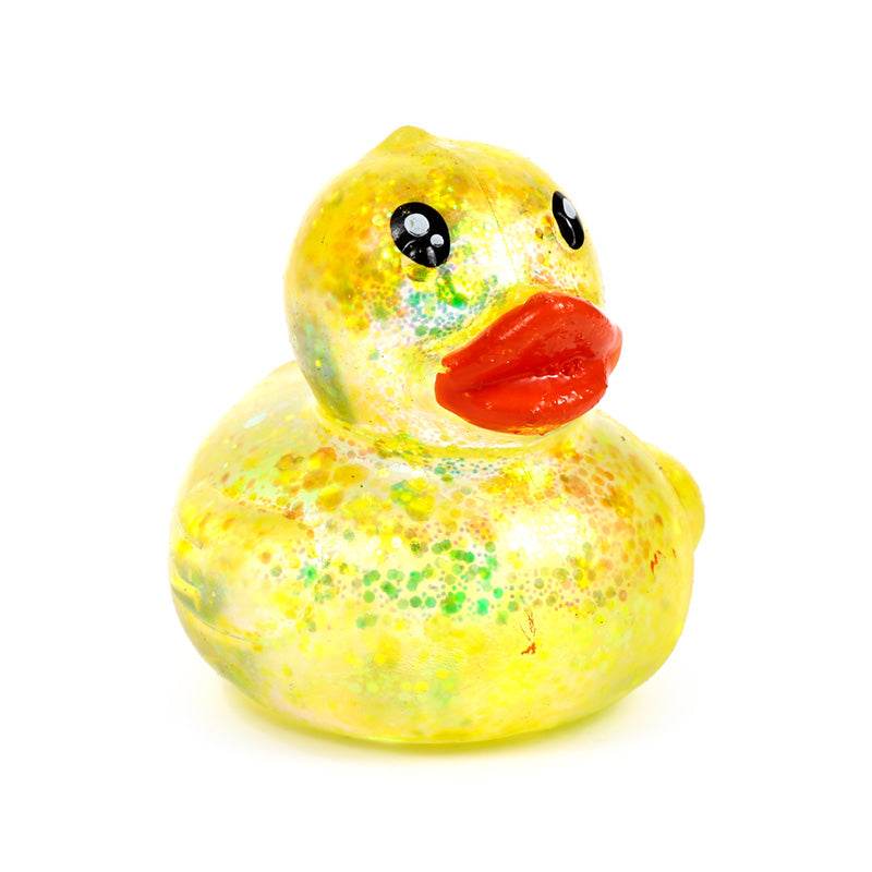 Maltose Squeezy Glitter Duck Stress Toy - Gift Arch