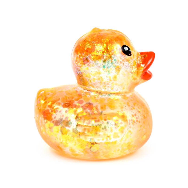Maltose Squeezy Glitter Duck Stress Toy - Gift Arch