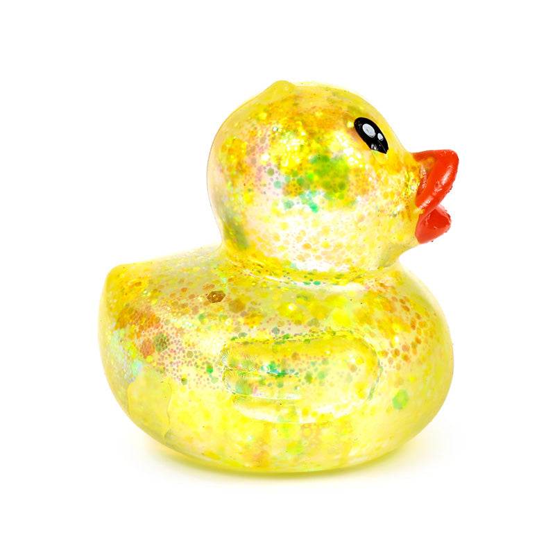 Maltose Squeezy Glitter Duck Stress Toy - Gift Arch