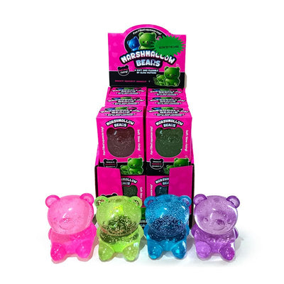 Maltose Squeezy Glow in the Dark Bear Stress Toy - Gift Arch