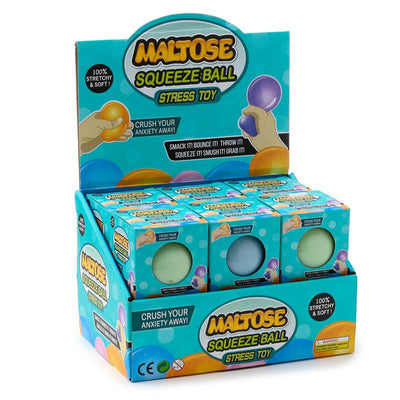 Maltose Squeezy Glow in the Dark Stress Ball - Gift Arch