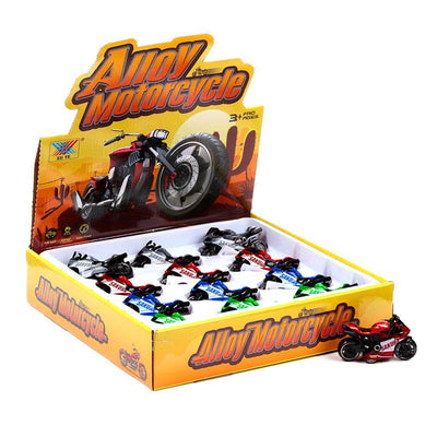 Motorbike Pull Back Action Toy - Gift Arch