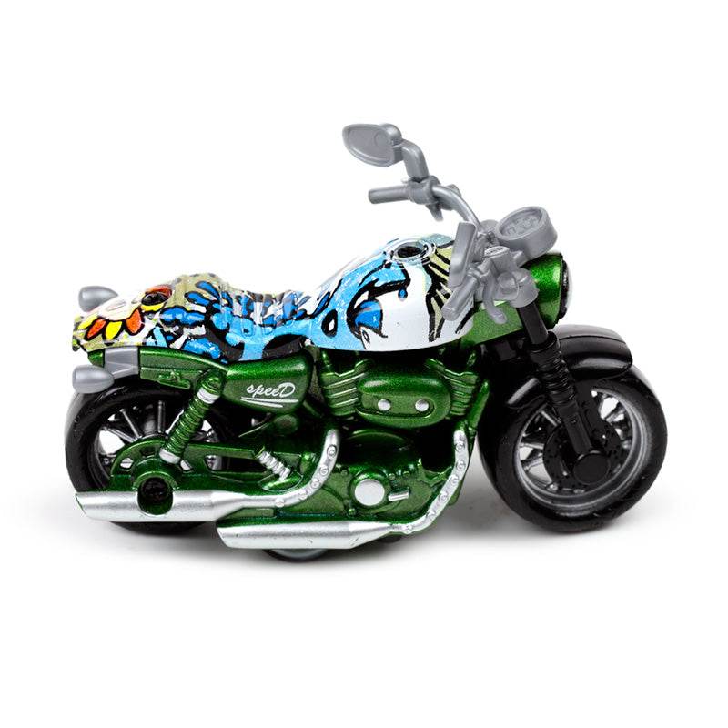Motorcycle Push/Pull Action Toy - Gift Arch
