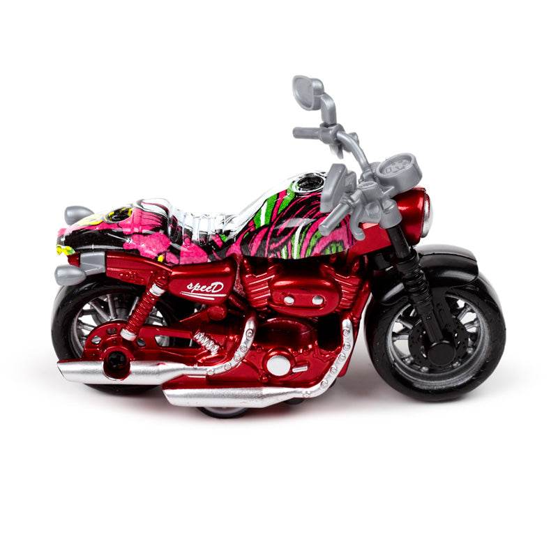 Motorcycle Push/Pull Action Toy - Gift Arch