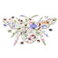 Nectar Meadows Bee 130pc Shaped Jigsaw Puzzle - Gift Arch