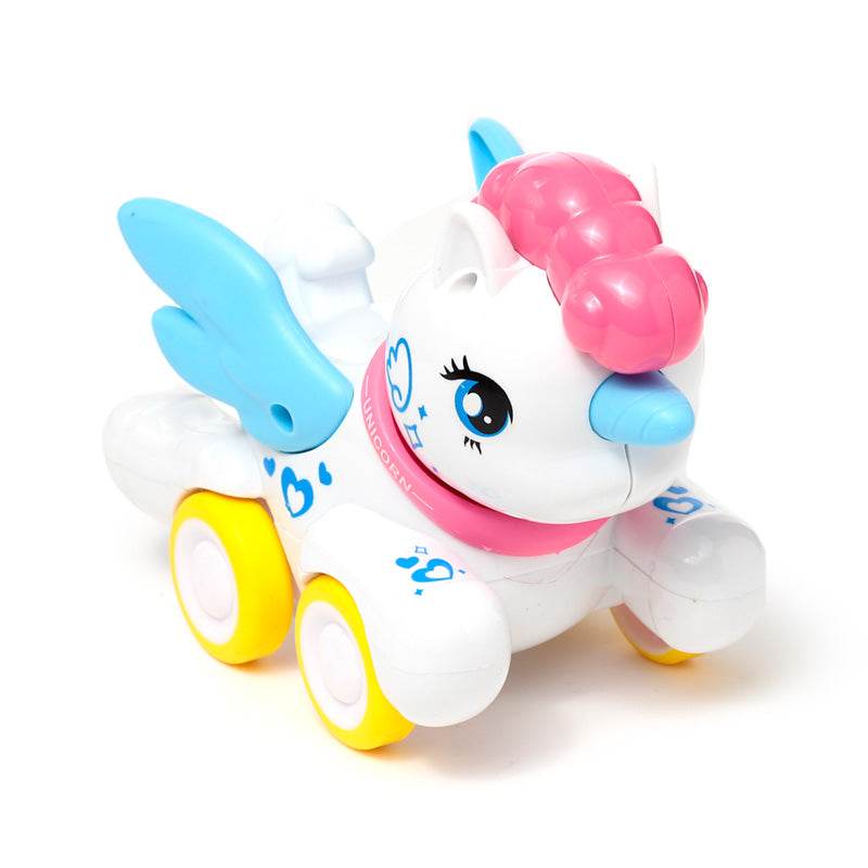 Press & Go Winged Unicorn Action Toy - Gift Arch