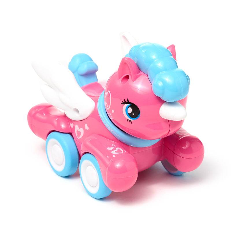 Press & Go Winged Unicorn Action Toy - Gift Arch