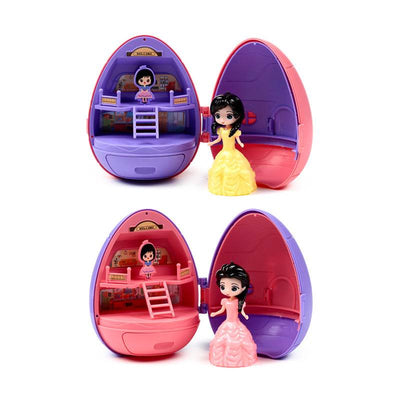 Princess Castle Surprise Egg Shaped Mini Pocket World Toy - Gift Arch