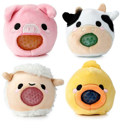 Queasy Squeezies Adoramals Farm Plush Squeezy Toy - Gift Arch