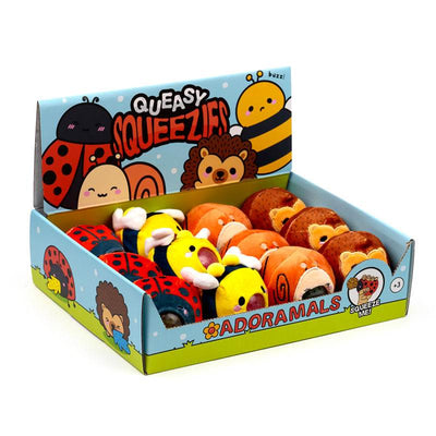 Queasy Squeezies Adoramals Garden Plush Squeezy Toy - Gift Arch