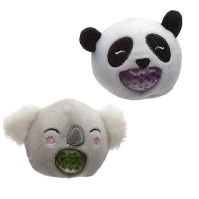 Queasy Squeezies Adoramals Panda, Koala Plush Squeezy Toy - Gift Arch