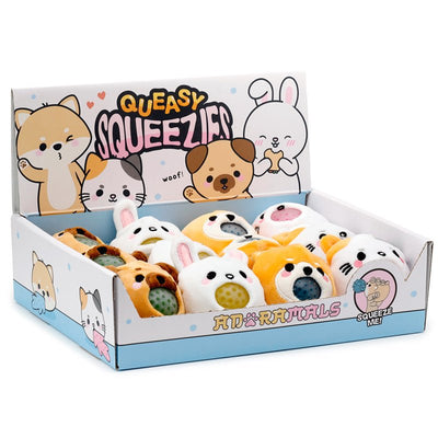 Queasy Squeezies Adoramals Pets Plush Squeezy Toy - Gift Arch