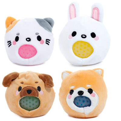 Queasy Squeezies Adoramals Pets Plush Squeezy Toy - Gift Arch
