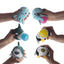 Queasy Squeezies Adoramals Sealife Octopus, Shark, Penguin Plush Squeezy Toy - Gift Arch