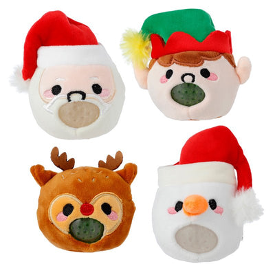 Queasy Squeezies Festive Friends Christmas Plush Squeezy Toy - Gift Arch