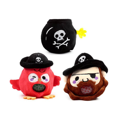 Queasy Squeezies Jolly Rogers Pirate Plush Squeezy Toy - Gift Arch