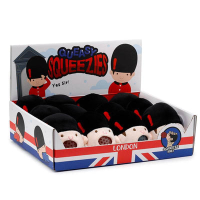 Queasy Squeezies London Guardsman Plush Squeezy Toy - Gift Arch