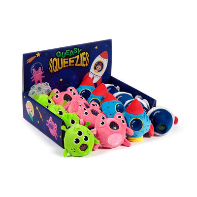 Queasy Squeezies Space Cadets Plush Squeezy Toy - Gift Arch