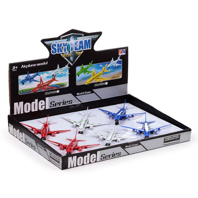 Sky Team Jet Light & Sound Friction Pull Back Action Toy - Gift Arch