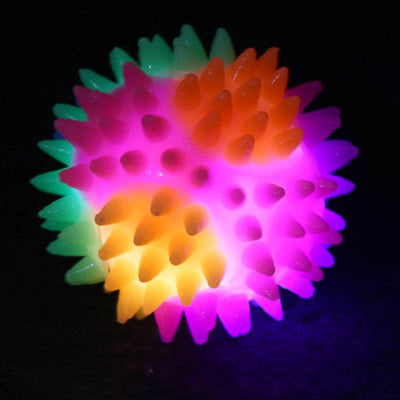 Spiky LED Flashing Bouncy Ball 5.5cm - Gift Arch