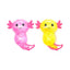Squeezable Glitter Axolotl Stress Toy - Gift Arch