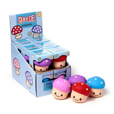 Squeezable Mushroom Stress Toy - Gift Arch