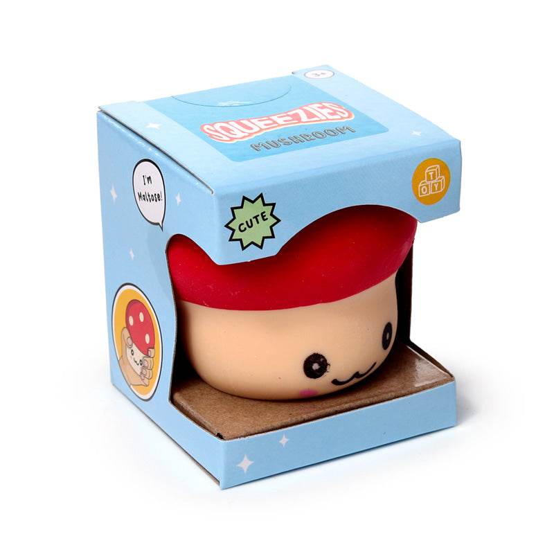 Squeezable Mushroom Stress Toy - Gift Arch