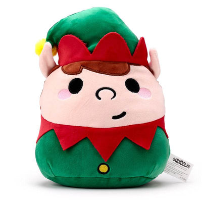 Squidglys Christmas Festive Friends Austin the Elf Plush Toy - Gift Arch