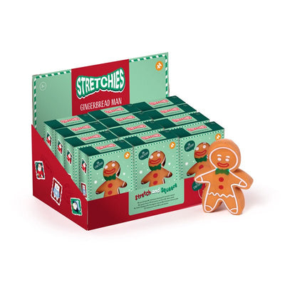 Stretchy Baker Street Christmas Gingerbread Man Toy - Gift Arch