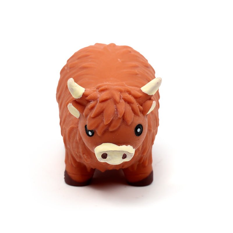 Stretchy Highland Coo Toy - Gift Arch