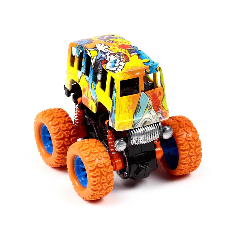 Stunt Graffiti Bus Friction Push/Pull Action Toy - Gift Arch