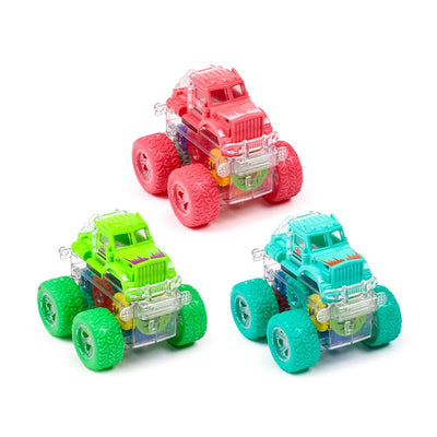 Stunt Tractor with Gears Friction Push/Pull Action Toy - Gift Arch