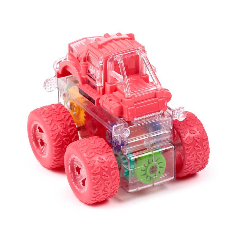 Stunt Tractor with Gears Friction Push/Pull Action Toy - Gift Arch