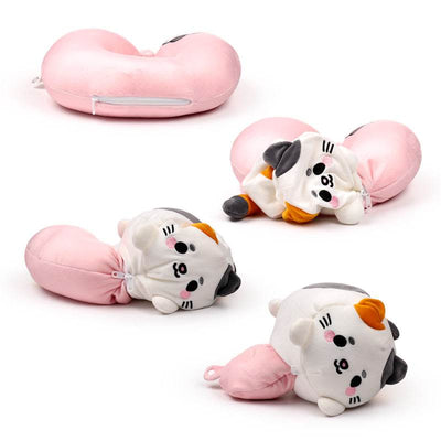Swapseazzz Adoramals Cat 2-in-1 Plush Travel Pillow & Toy - Gift Arch