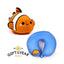 Swapseazzz Adoramals Ocean Clownfish 2-in-1 Plush Travel Pillow & Toy - Gift Arch