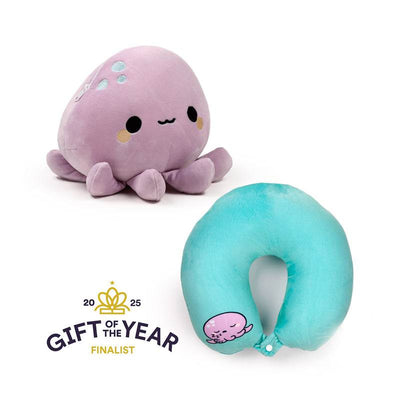 Swapseazzz Adoramals Ocean Octopus 2-in-1 Plush Travel Pillow & Toy - Gift Arch