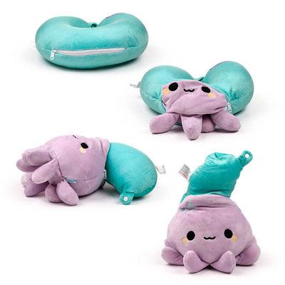 Swapseazzz Adoramals Ocean Octopus 2-in-1 Plush Travel Pillow & Toy - Gift Arch