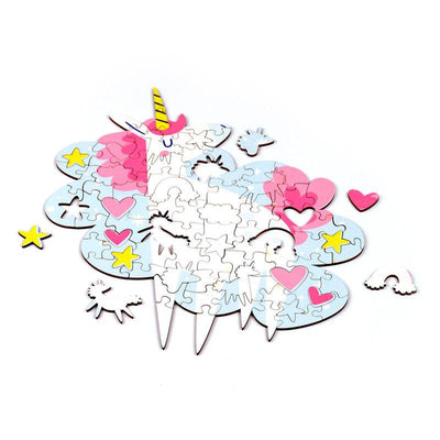 Unicorn Magic 90pc Shaped Jigsaw Puzzle - Gift Arch