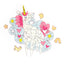 Unicorn Magic 90pc Shaped Jigsaw Puzzle - Gift Arch