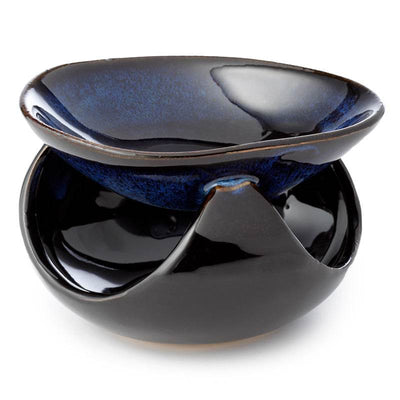 Abstract Dark Mottled Ceramic Oil Burner - Gift Arch
