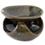 Abstract Dark Mottled Ceramic Oil Burner - Gift Arch