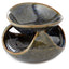 Abstract Dark Mottled Ceramic Oil Burner - Gift Arch