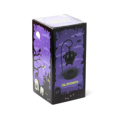 Black Cauldron Hanging Oil Burner with Stand - Gift Arch