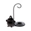 Black Cauldron Hanging Oil Burner with Stand - Gift Arch