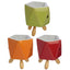 Eden Abstract Bold Colours Ceramic Oil Burner with Feet - Gift Arch