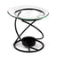 Eden Black Thin Metal Spiral Oil & Wax Melt Burner - Gift Arch