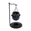 Eden Cauldron Shaped Hanging Oil Burner with Stand - Gift Arch