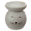 Eden Ceramic Cat Face Oil Burner - Gift Arch