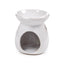 Eden Ceramic Simple White Oil Burner - Gift Arch